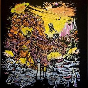 Rick & Morty tee
